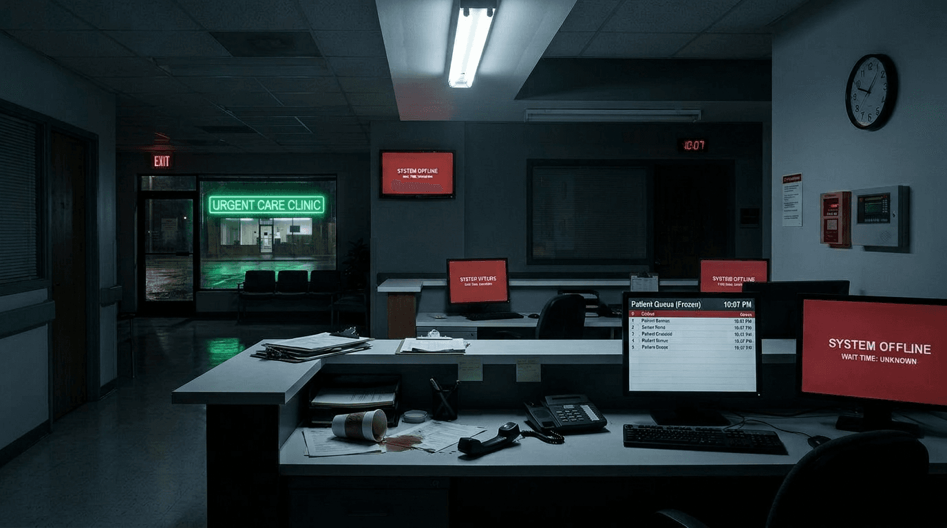 10 Minutes of Downtime = 5 Lost Patients: Why Urgent Cares Can’t Rely on Basic IT