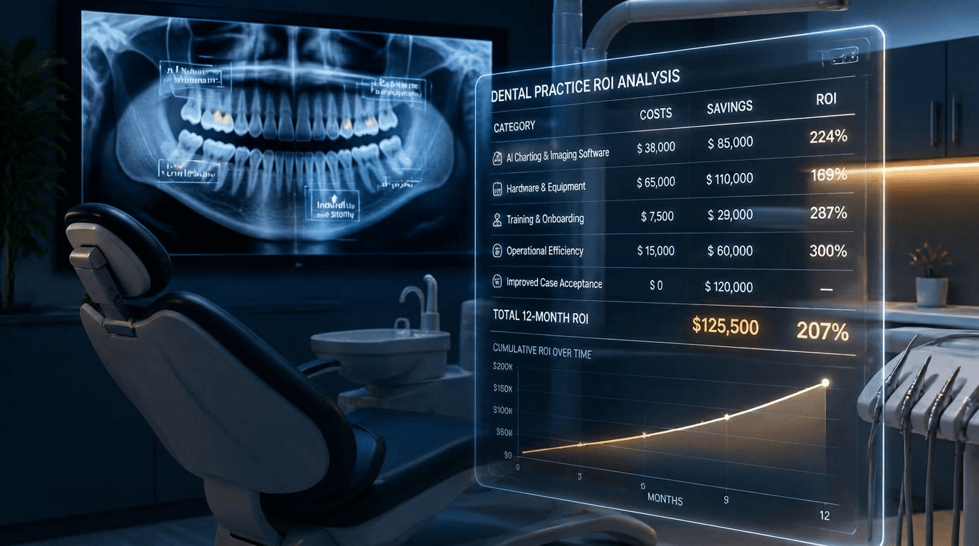 Is AI Charting and Imaging Actually Paying for Itself? A Dental Practice ROI Framework